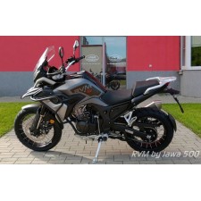 RVM 500  - (BY JAWA) - ADVENTURE  -   (BARVA ČERNO-STŘÍBRNÁ / ČERNO-ČERVENÁ)